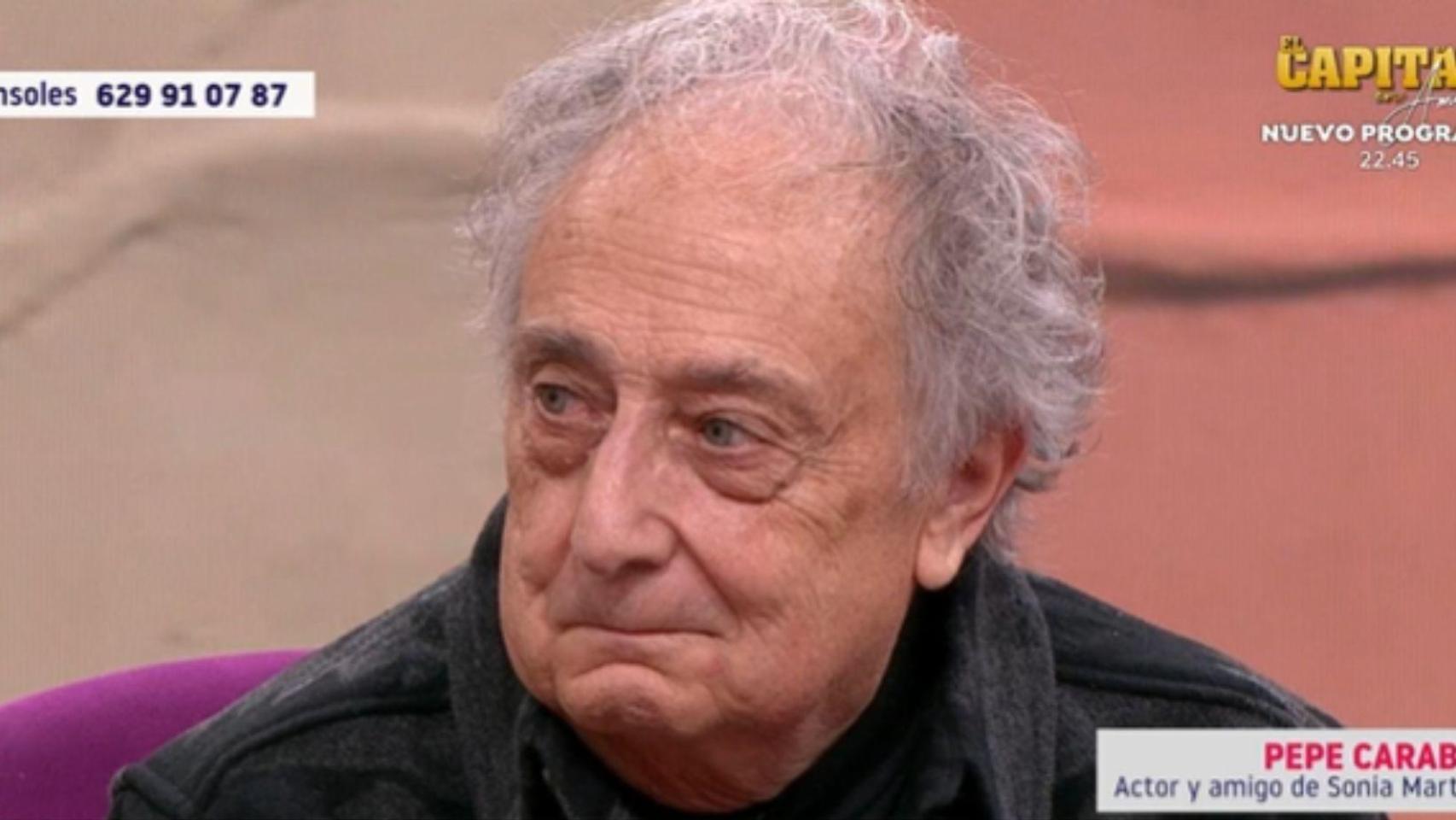 Pepe Carabias durante el programa de hoy.