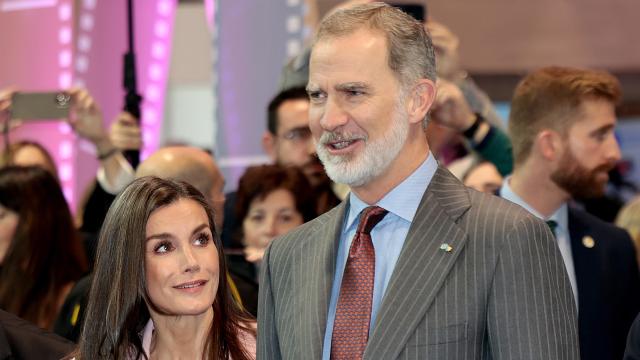 Los reyes de España, Felipe VI y Letizia, este miércoles, 22 de enero, en la Feria Internacional del Turismo, Fitur 2025.