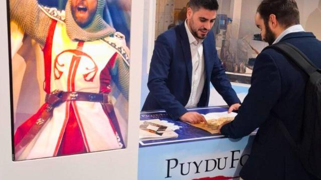 Estand de Puy du Fou en Fitur.