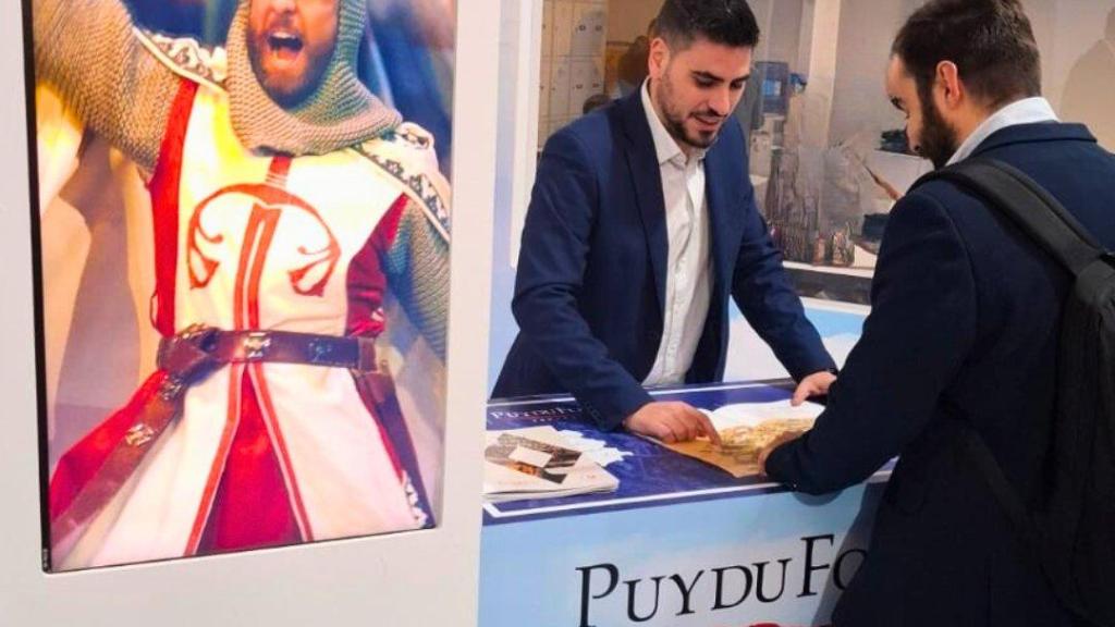 Estand de Puy du Fou en Fitur.
