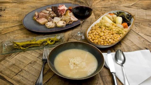 El cocido de Lalín de Portonovo.