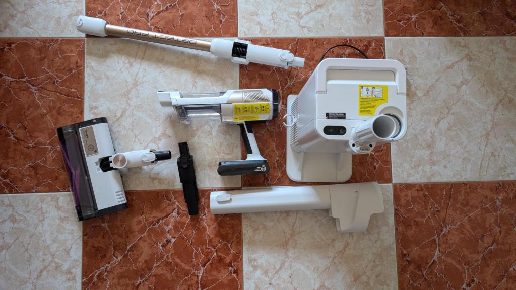 Las piezas incluidas con la Shark Detect Clean & Empty