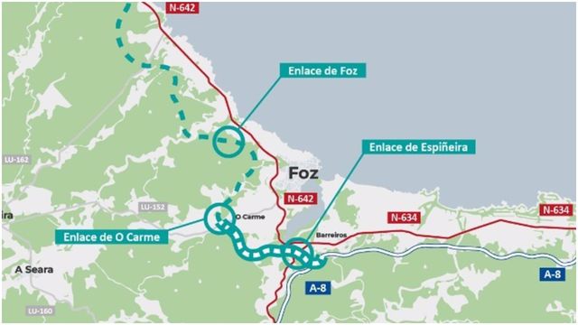 Así será el trazado de la A-74 en Lugo