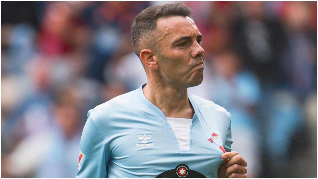 El delantero del Celta, Iago Aspas