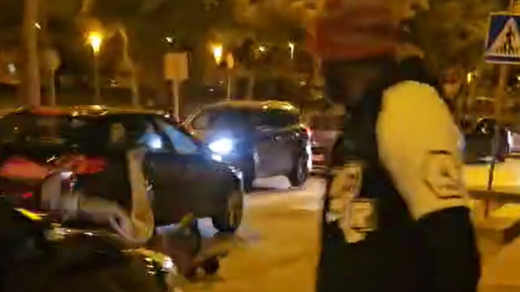 Una secuencia del vídeo del atropello intencionado en Torre Pacheco (Murcia).