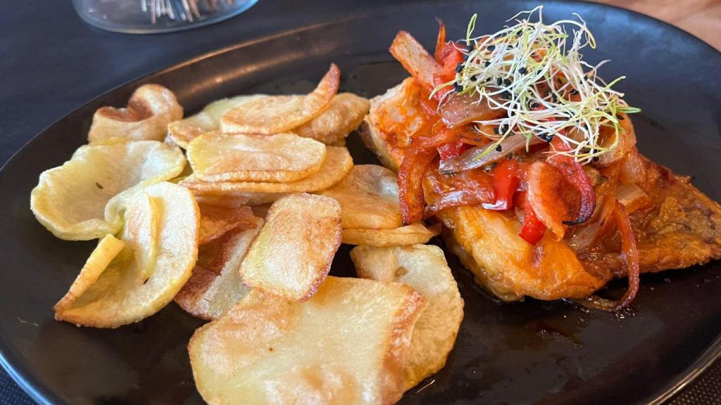 Bacalao con patatas de Casa Marabina.