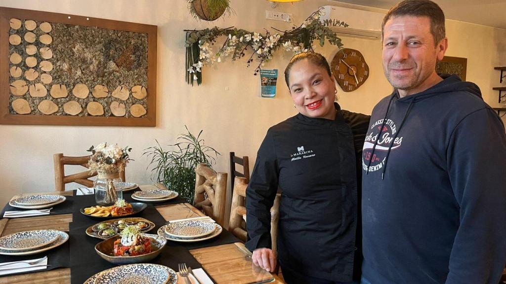 Mailín Romero y Alfredo González, propietarios de Casa Marabina