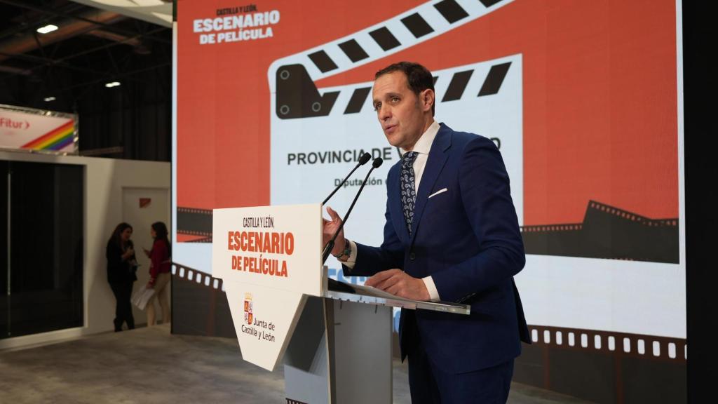 Un primer plano del presidente de la Diputación de Valladolid, Conrado Íscar, en Fitur