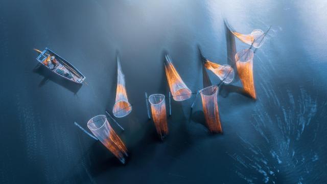 'Scenes of a Fishing Village', una de las fotos de Xing She Cong Cong.