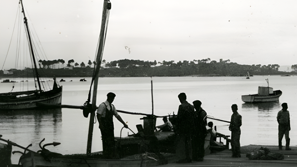 Vista del antiguo Muelle do Pau