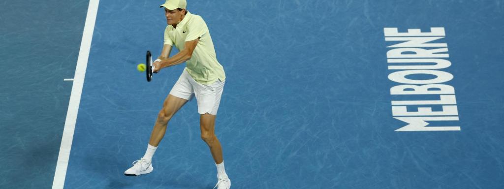 Jannik Sinner, en el Open de Australia