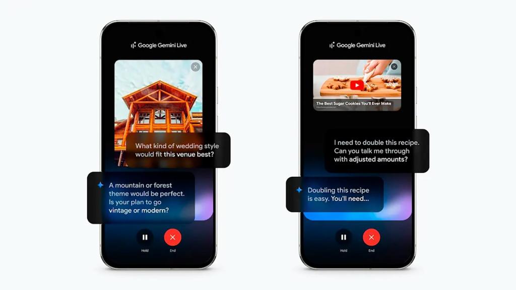 Gemini Live al consultarle sobre un vídeo en YouTube