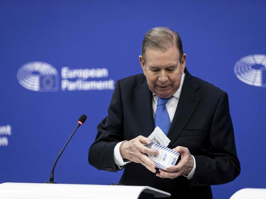 Edmundo González en una imagen de archivo en el Parlamento Europeo.