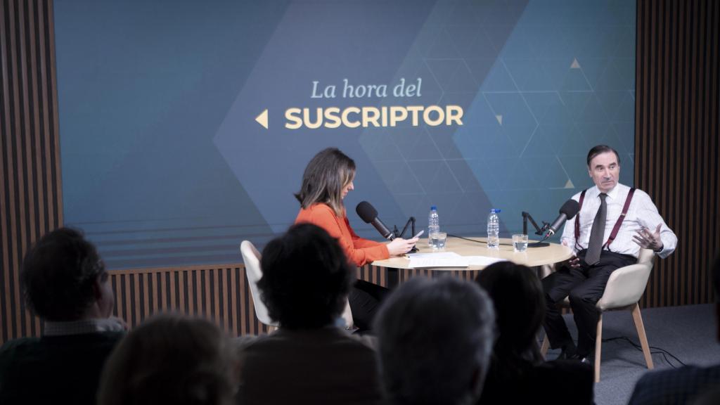 El director de EL ESPAÑOL, Pedro J. Ramírez, en La Hora del Suscriptor.