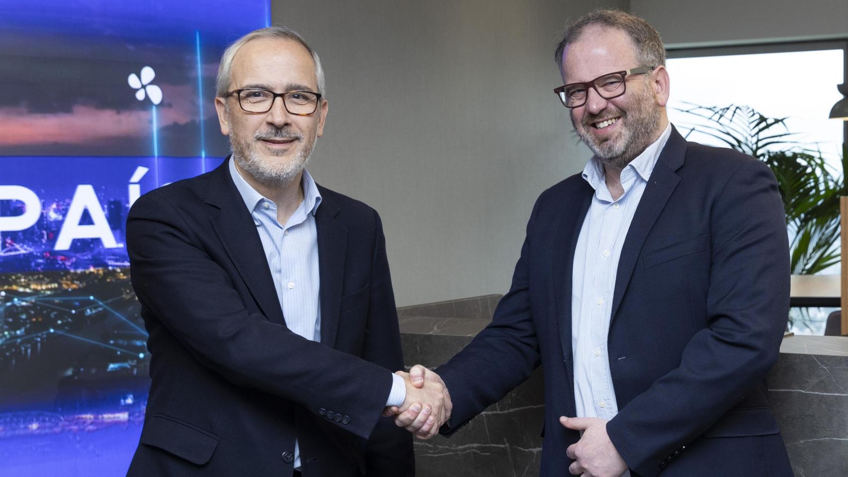 Rosalío Alonso, COO de Ayesa, y Miguel Tapia, de CORE.