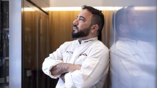 Diego René posa antes de la entrevista con EL ESPAÑOL de Málaga.