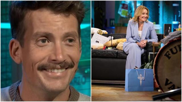 Grison y Marian Mouriño durante la emisión de La Revuelta.