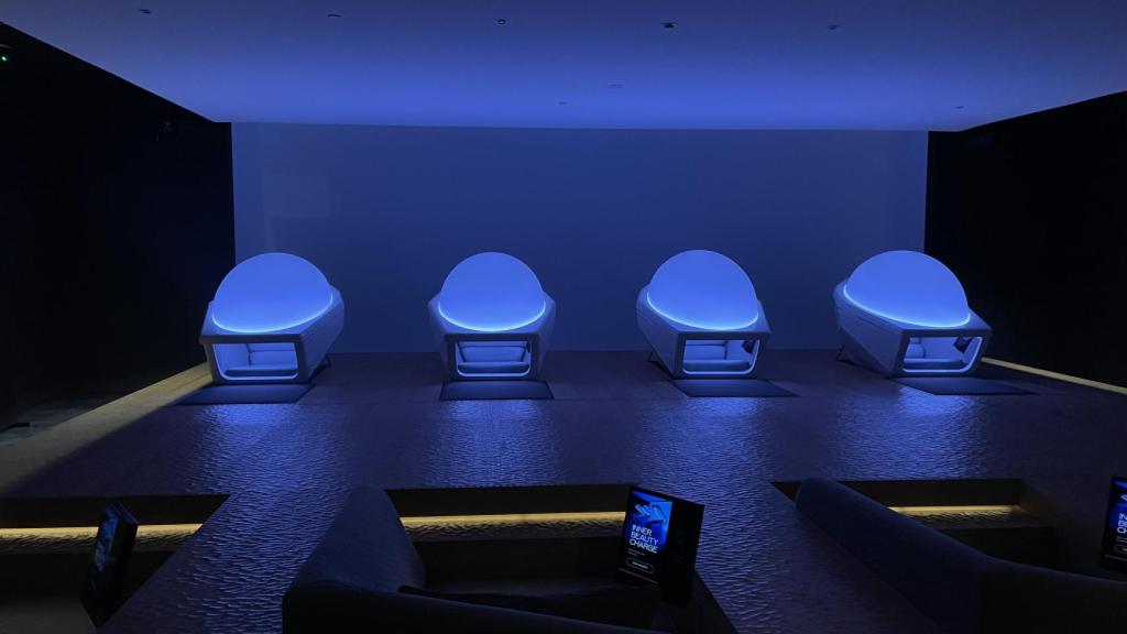 Espacio de las cápsulas de Shiseido.