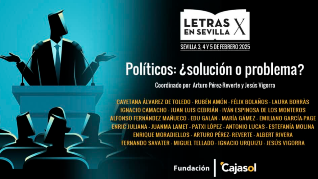 Imagen del cartel de la 10ª edición de Letras de Sevilla.