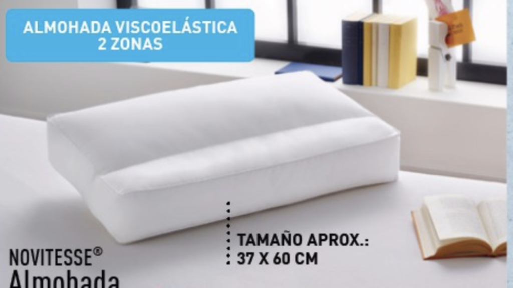 Almohada ergonómica.