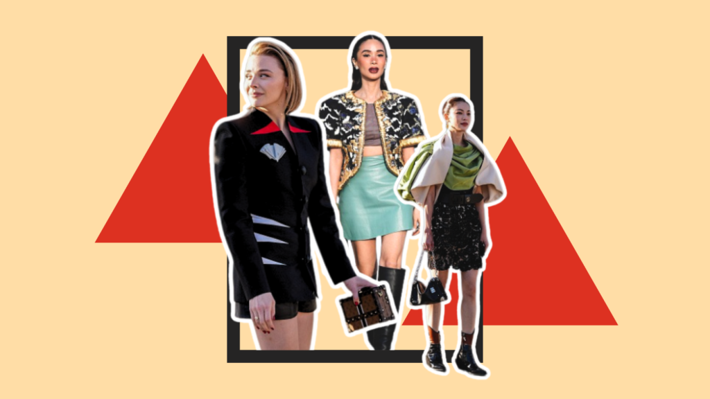 La silueta en triángulo destaca por su mayor volumen en la zona inferior.