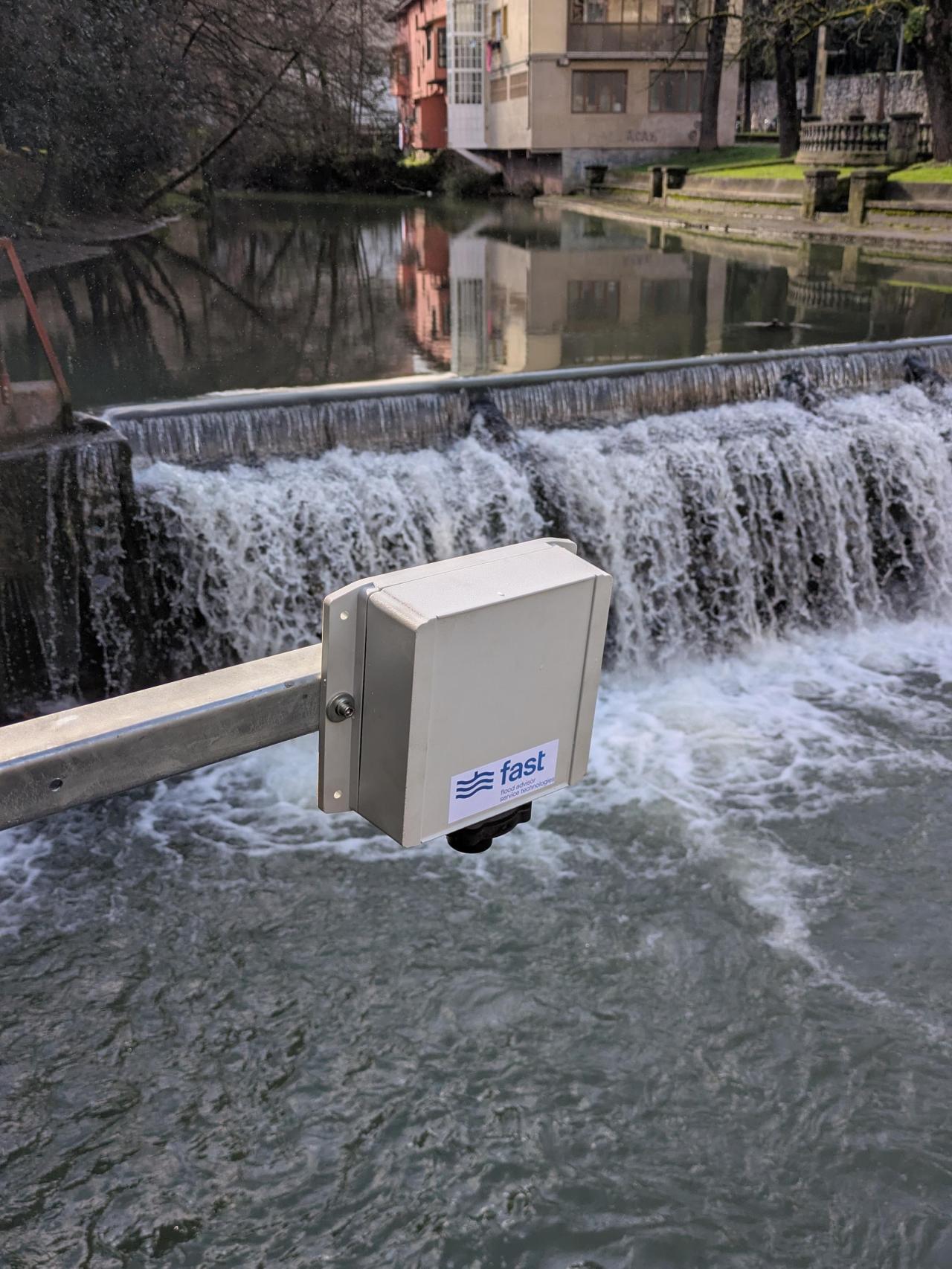 Sensor instalado por IntelliAlert en Durango.