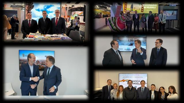 Agetreada mañana del Ayuntamiento de Salamanca en Fitur este viernes