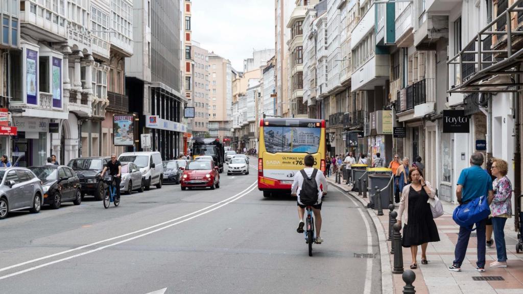 San Andrés antes de las obras de reurbanización.