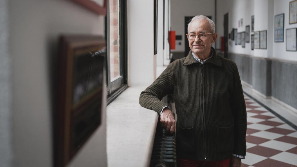 Ángel Merino, profesor jubilado y miembro de la tercera generación de la familia.