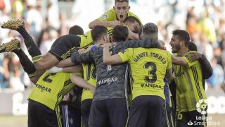 Málaga - Real Zaragoza en el curso 2019/20.