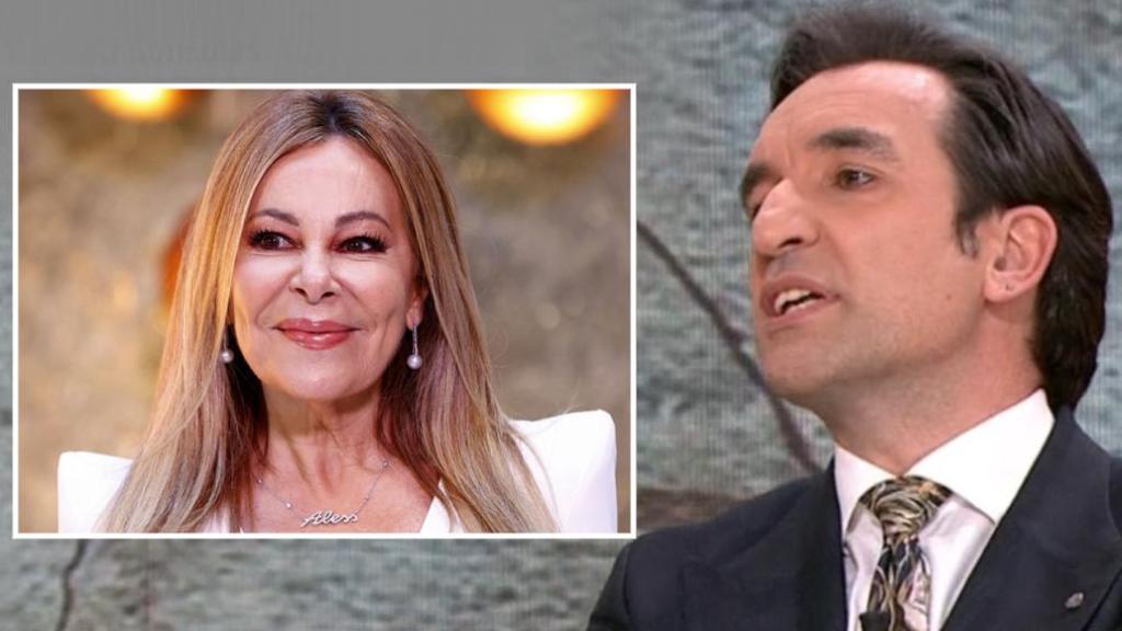 Ana Obregón y Miguel Lago, en un fotomontaje de BLUPER.