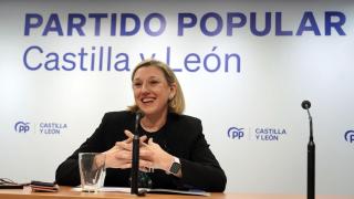 La coordinadora de Acción Política del PP de Castilla y León, Isabel Blanco,