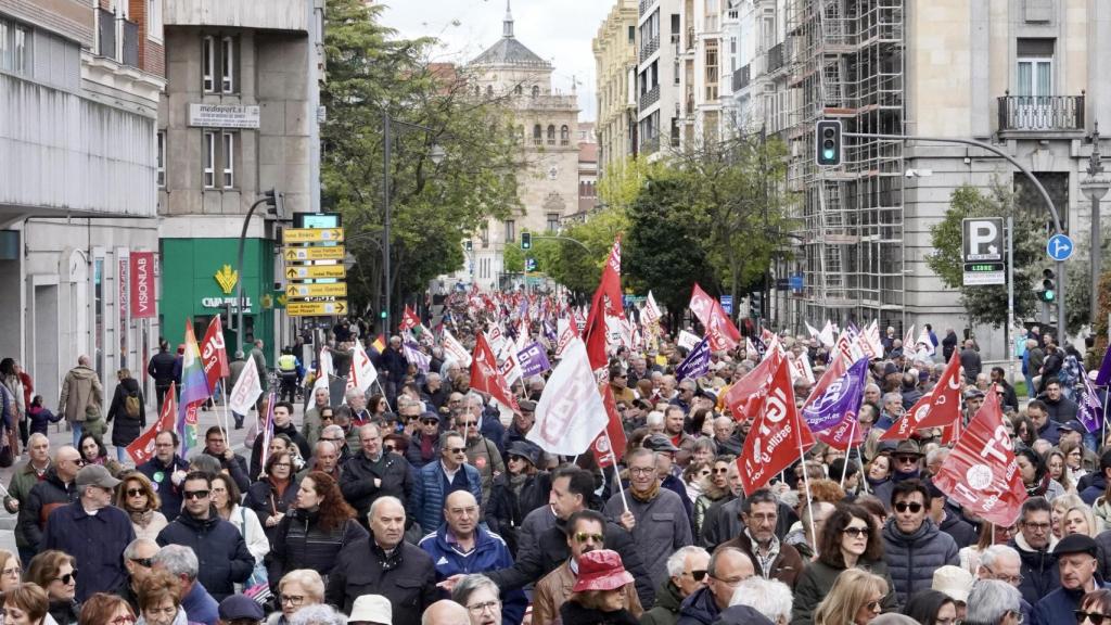 Manifestación del 1 de mayo en Valladolid en una foto de archivo