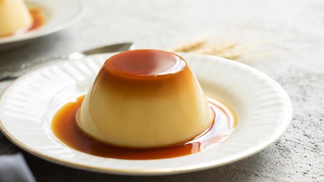 Un flan.