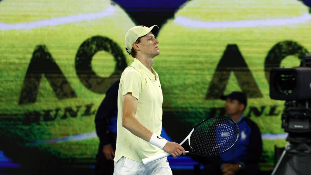 Jannik Sinner, en el Open de Australia 2025