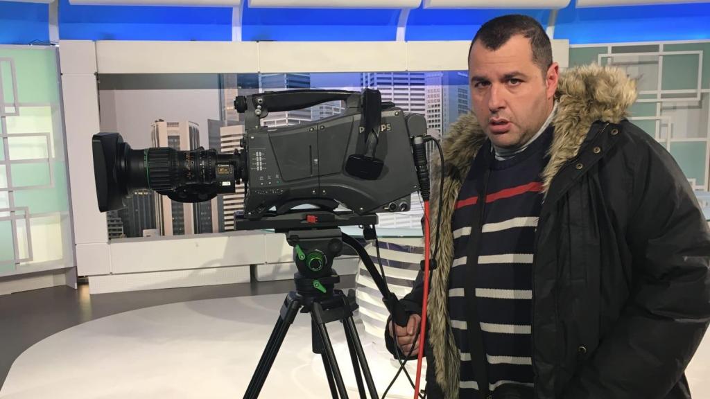 Francisco Romero, en su puesto de cámara.