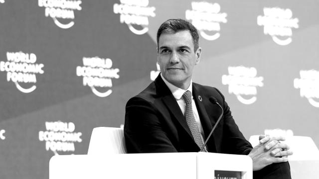 Pedro Sánchez en Davos