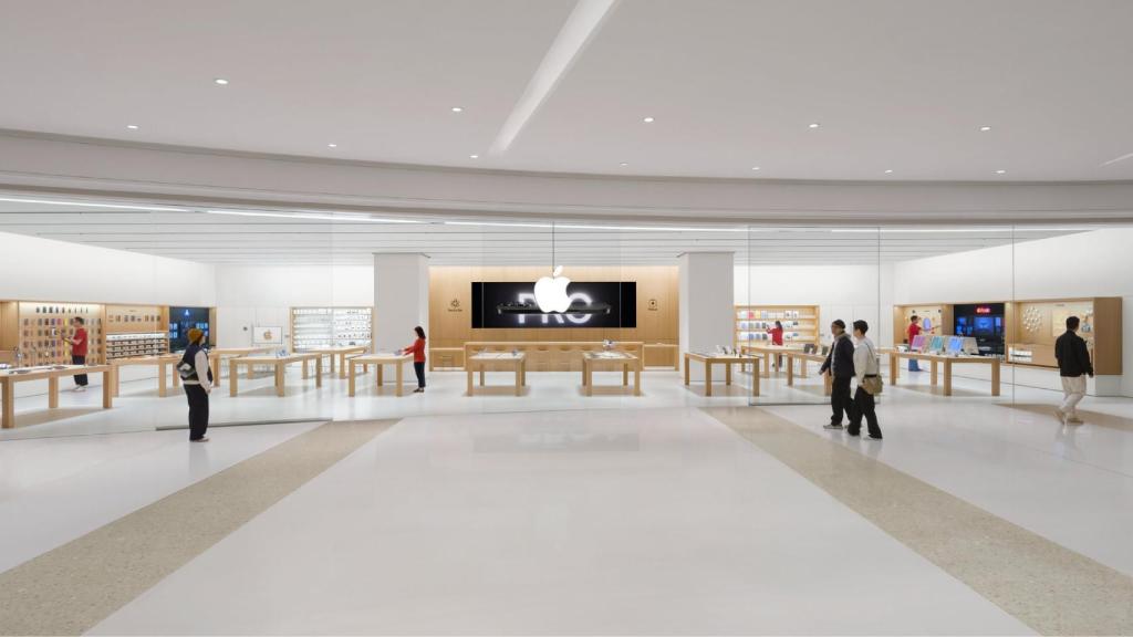 Apple MixC Hefe, la primera tienda de la compañía en la ciudad y en la provincia china de Anhui.