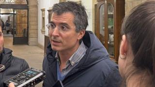 El portavoz del PP de Santiago, Borja Verea, este viernes.