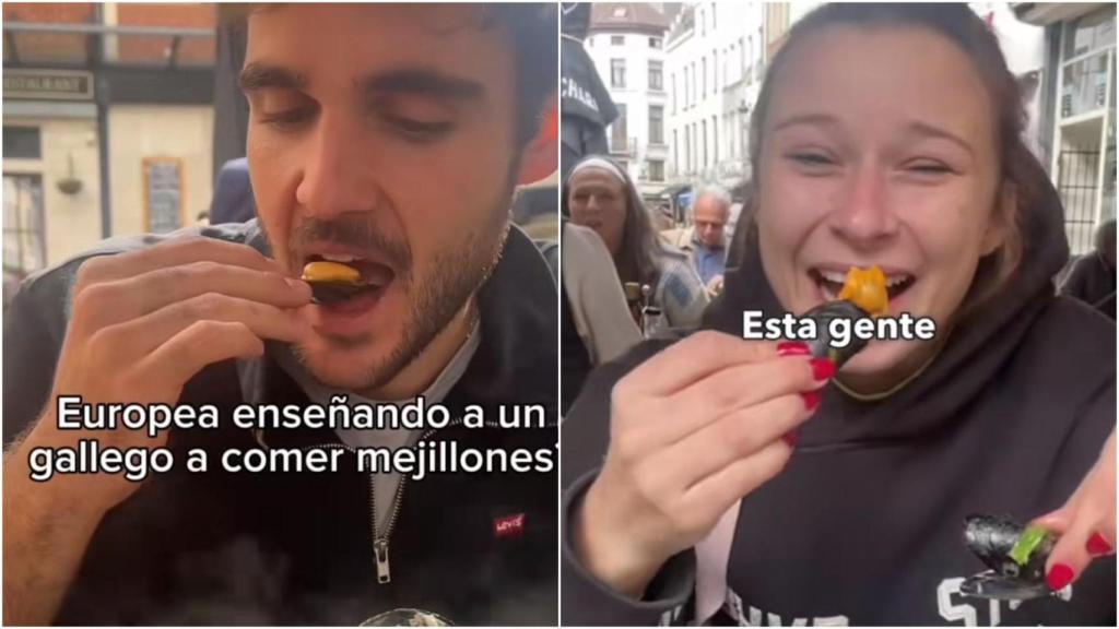 Las dos técnicas para comer un mejillón