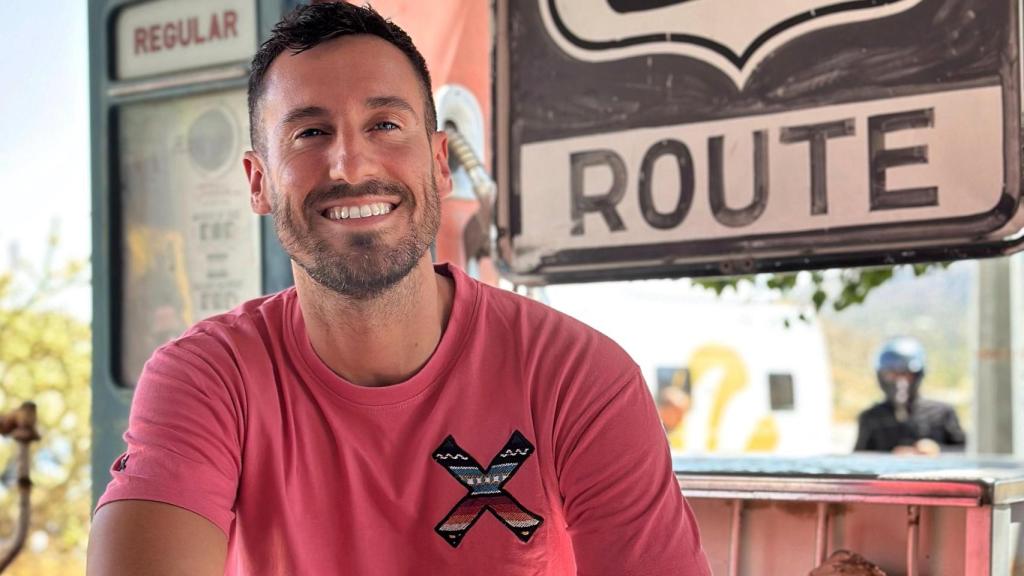 Javier Ruiz en la ruta 66.