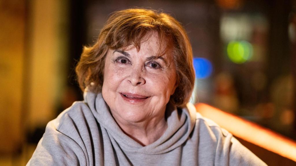 La actriz María Luisa Merlo en el Teatro Luchana.