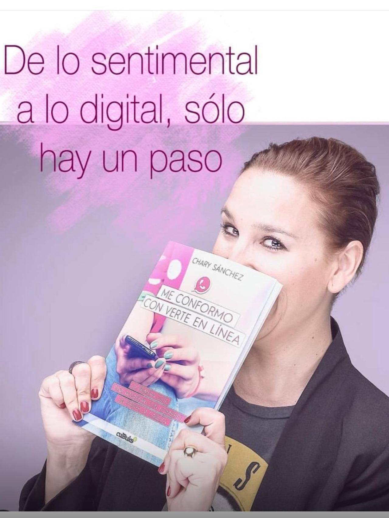 Chary Sánchez, autora de 'Me conformo con verte en línea'