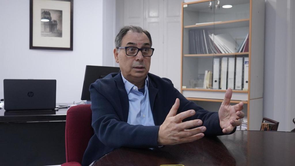 José Luis Santa Isabel, durante la entrevista concedida a EL ESPAÑOL.