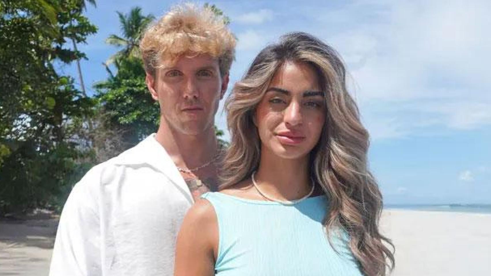 Tadeo y Sthefany en 'La Isla de las Tentaciones'.