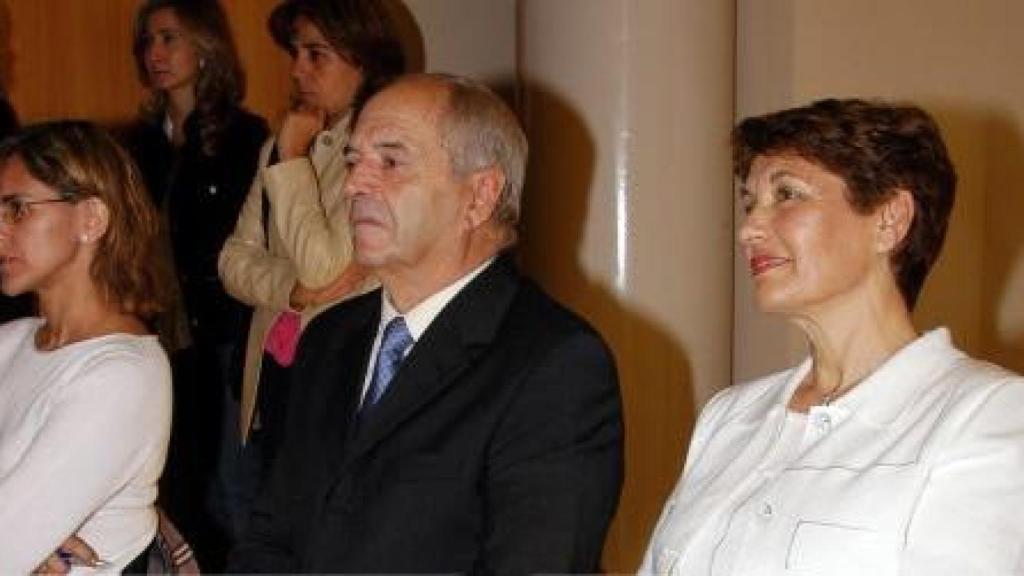 Los padres de Paloma Lago en una foto de archivo.