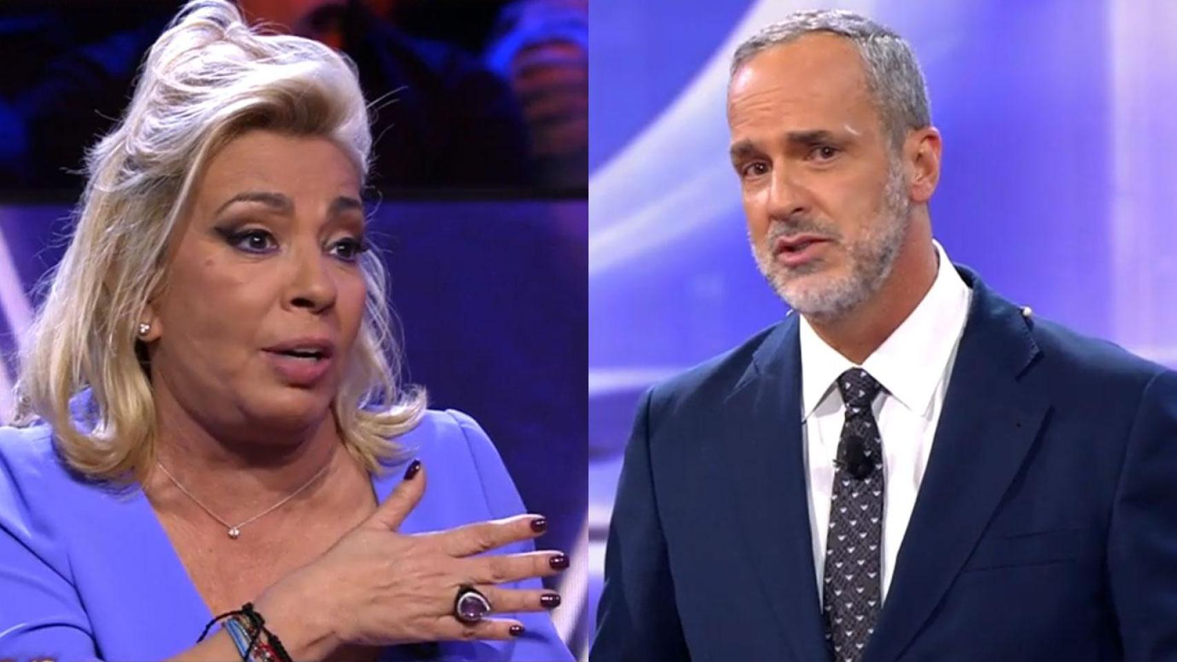 Carmen Borrego y Santi Acosta en '¡De Viernes!'.