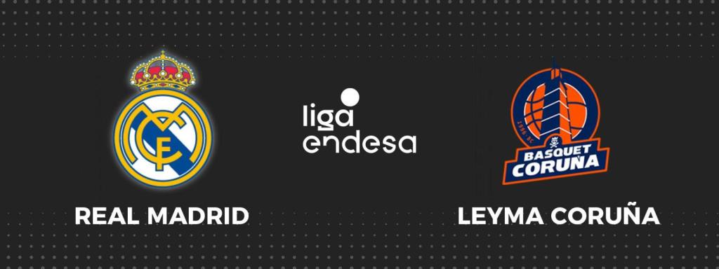 Real Madrid - Coruña, Liga Endesa de baloncesto en directo