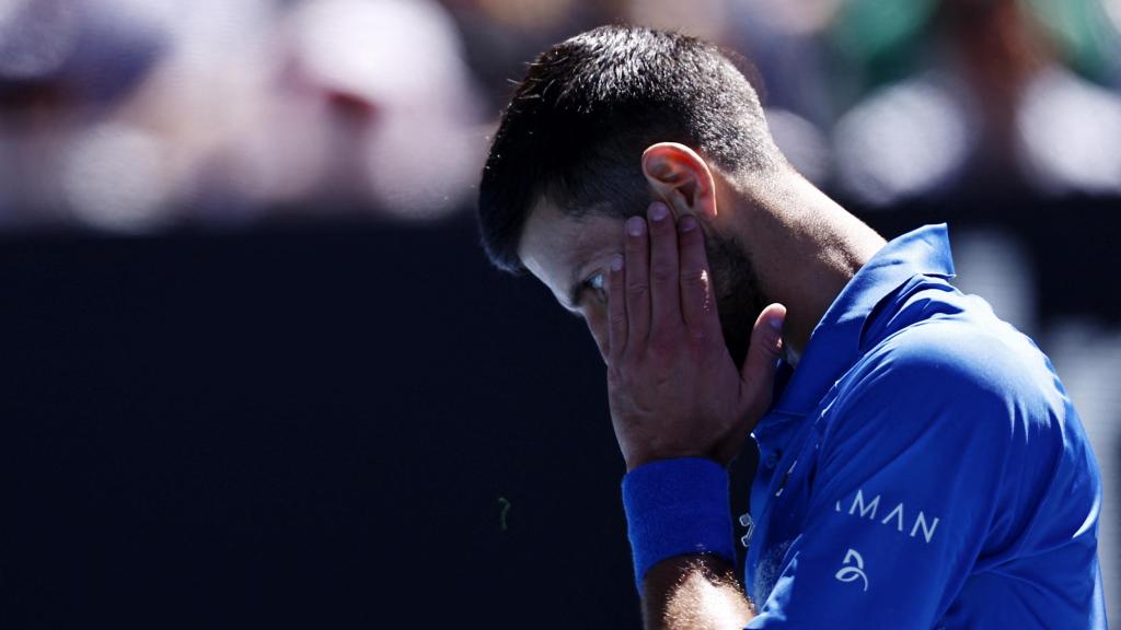 Novak Djokovic, durante el Open de Australia 2025
