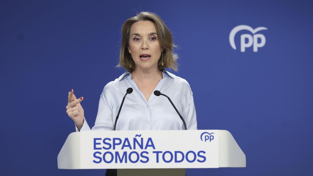 La secretaria general del PP, Cuca Gamarra